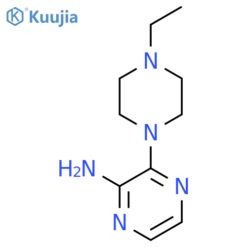 3-(4-Ethylpiperazin-1-yl)pyrazin-2-amine structure