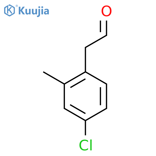 2-(4-chloro-2-methylphenyl)acetaldehyde structure