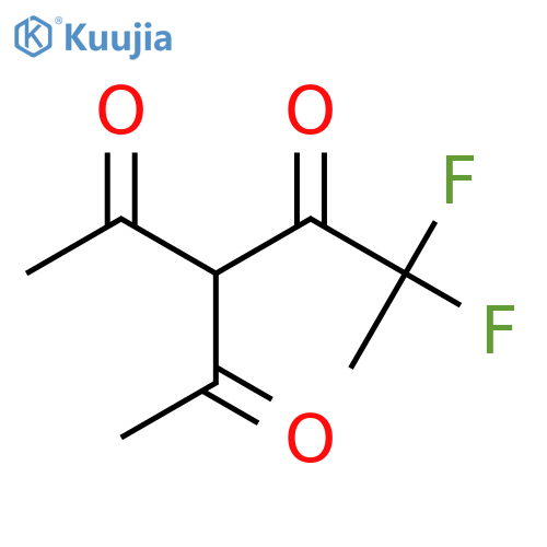 3-acetyl-5,5-difluorohexane-2,4-dione structure