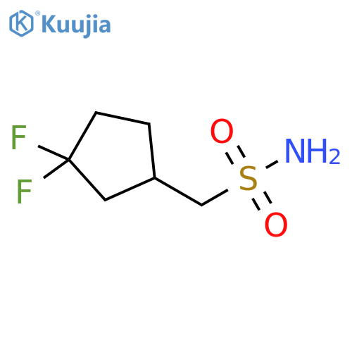 (3,3-difluorocyclopentyl)methanesulfonamide structure