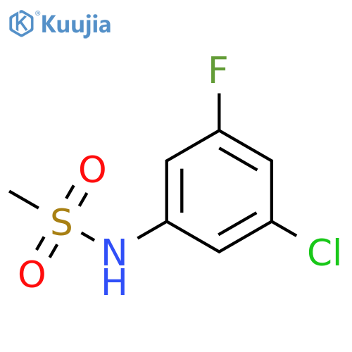 Methanesulfonamide, N-(3-chloro-5-fluorophenyl)- structure