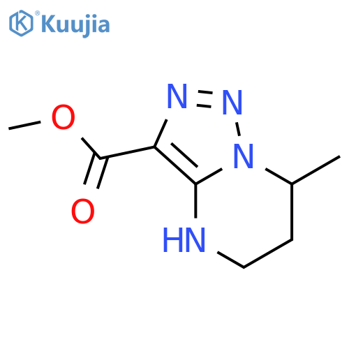 methyl 7-methyl-4H,5H,6H,7H-1,2,3triazolo1,5-apyrimidine-3-carboxylate structure
