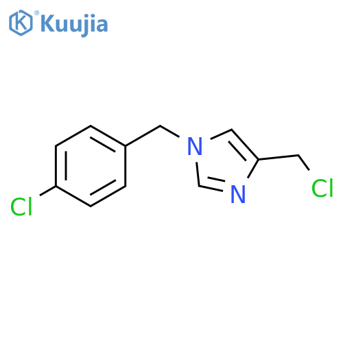 1-(4-chlorobenzyl)-4-(chloromethyl)-1H-imidazole structure