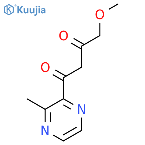 4-Methoxy-1-(3-methylpyrazin-2-yl)butane-1,3-dione structure