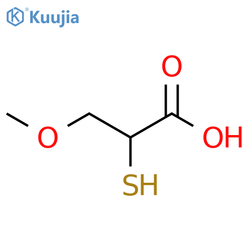 3-Methoxy-2-sulfanylpropanoic acid structure