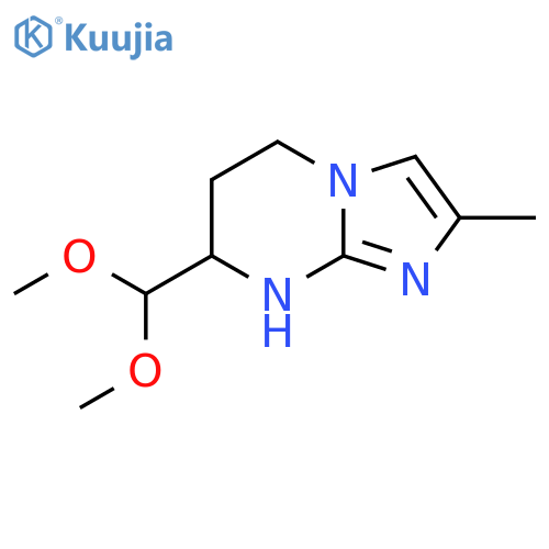 7-(dimethoxymethyl)-2-methyl-5H,6H,7H,8H-imidazo1,2-apyrimidine structure