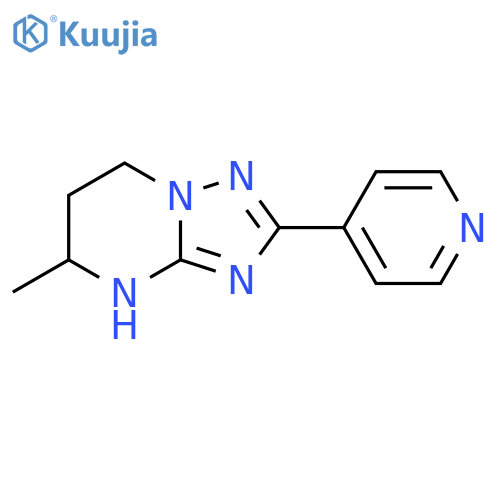 4-{5-methyl-4H,5H,6H,7H-1,2,4triazolo1,5-apyrimidin-2-yl}pyridine structure