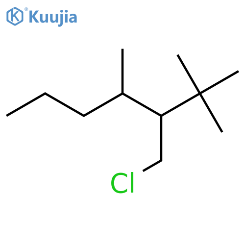 3-(Chloromethyl)-2,2,4-trimethylheptane structure