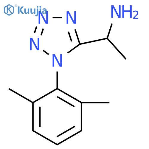 1-[1-(2,6-dimethylphenyl)-1H-1,2,3,4-tetrazol-5-yl]ethan-1-amine structure