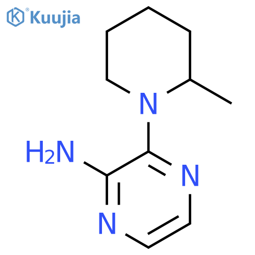 3-(2-Methylpiperidin-1-yl)pyrazin-2-amine structure