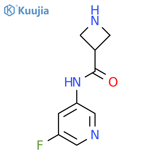 N-(5-Fluoropyridin-3-yl)azetidine-3-carboxamide structure