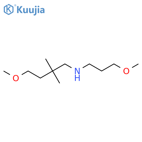 (4-Methoxy-2,2-dimethylbutyl)(3-methoxypropyl)amine structure