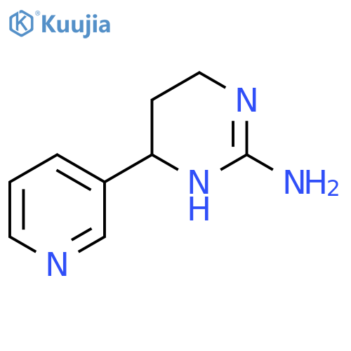 6-(Pyridin-3-yl)-1,4,5,6-tetrahydropyrimidin-2-amine structure