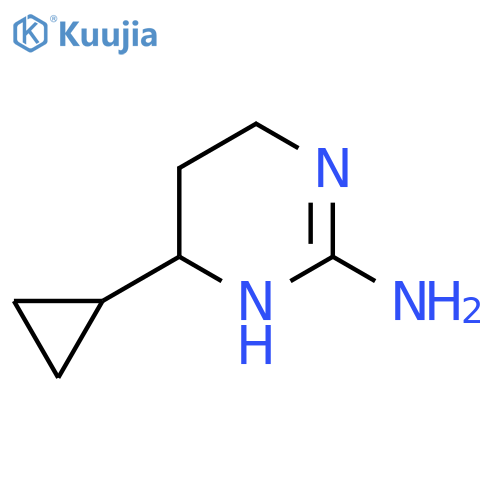 6-Cyclopropyl-1,4,5,6-tetrahydropyrimidin-2-amine structure
