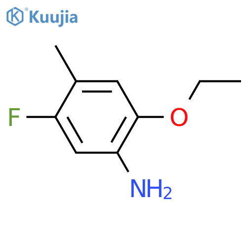2-ethoxy-5-fluoro-4-methylaniline structure