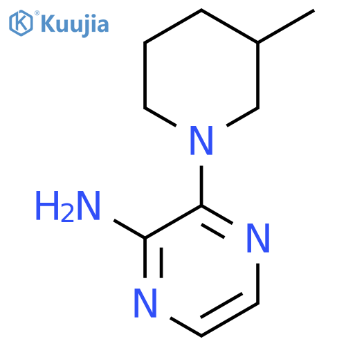 3-(3-Methylpiperidin-1-yl)pyrazin-2-amine structure