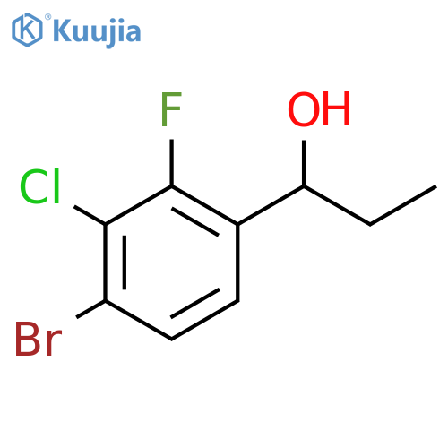 1-(4-bromo-3-chloro-2-fluorophenyl)propan-1-ol structure