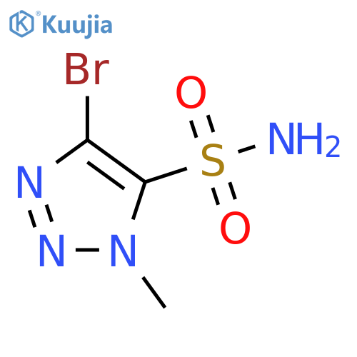 4-bromo-1-methyl-1H-1,2,3-triazole-5-sulfonamide structure