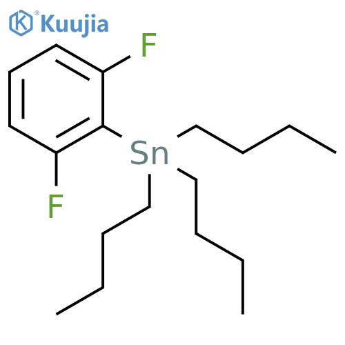 tributyl(2,6-difluorophenyl)stannane structure