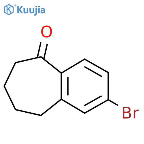 2-Bromo-6,7,8,9-tetrahydrobenzocyclohepten-5-one structure