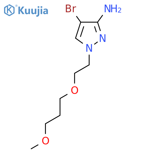 4-bromo-1-[2-(3-methoxypropoxy)ethyl]-1H-pyrazol-3-amine structure