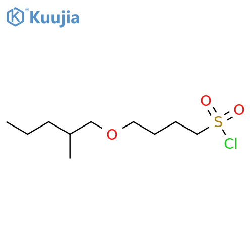 4-(2-methylpentyl)oxybutane-1-sulfonyl chloride structure