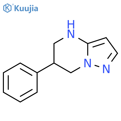 6-phenyl-4H,5H,6H,7H-pyrazolo1,5-apyrimidine structure