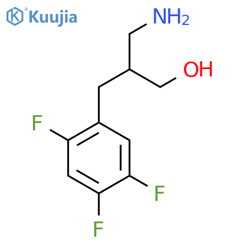 3-amino-2-(2,4,5-trifluorophenyl)methylpropan-1-ol structure