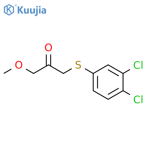 2-Propanone, 1-[(3,4-dichlorophenyl)thio]-3-methoxy- structure
