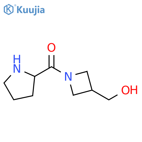 (3-(hydroxymethyl)azetidin-1-yl)(pyrrolidin-2-yl)methanone structure
