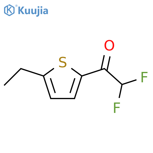 1-(5-ethylthiophen-2-yl)-2,2-difluoroethanone structure