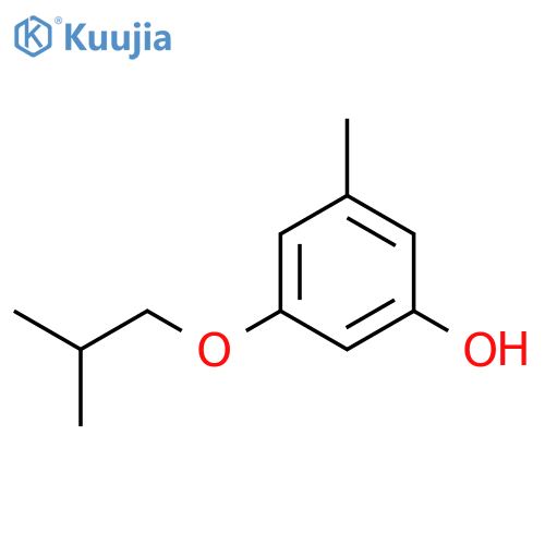 3-METHYL-5-(2-METHYLPROPOXY)PHENOL structure