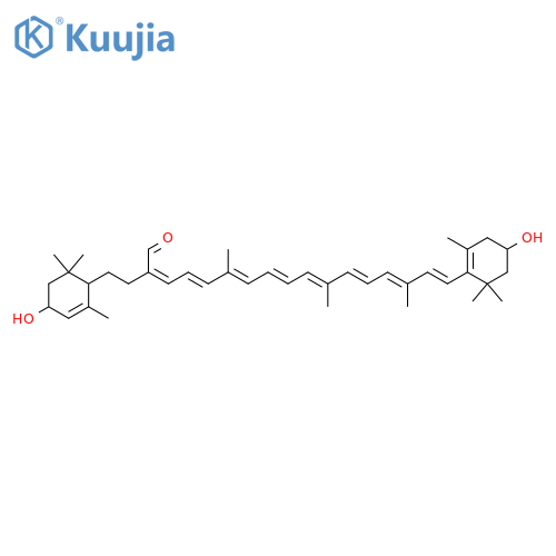 β,ε-Caroten-19'-al, 7',8'-dihydro-3,3'-dihydroxy-, (3R,3'R,6'R)- structure