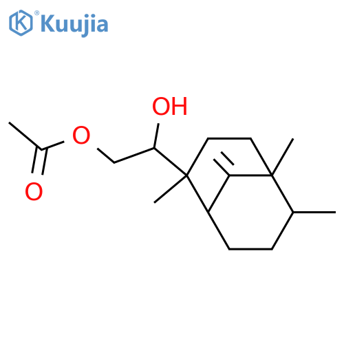 1,2-Ethanediol, 1-[(1R,2S,5S,6R)-2,5,6-trimethyl-9-methylenebicyclo[3.3.1]non-2-yl]-, 2-acetate, (1S)- (9CI) structure