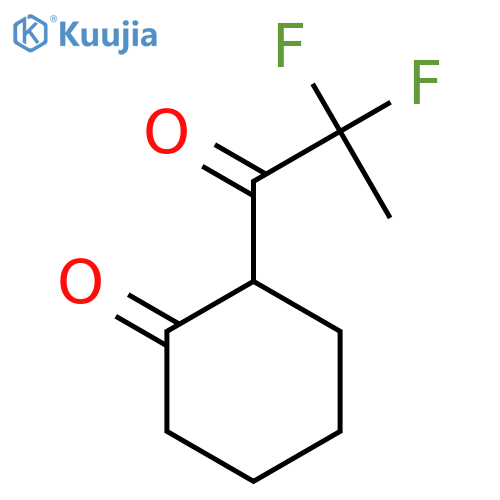 2-(2,2-Difluoropropanoyl)cyclohexan-1-one structure