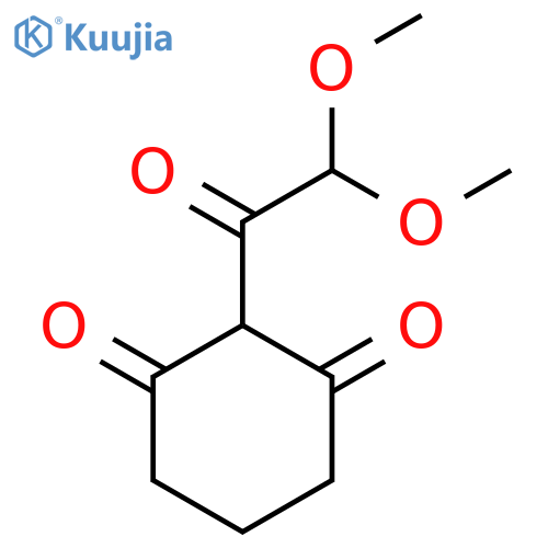 2-(2,2-dimethoxyacetyl)cyclohexane-1,3-dione structure