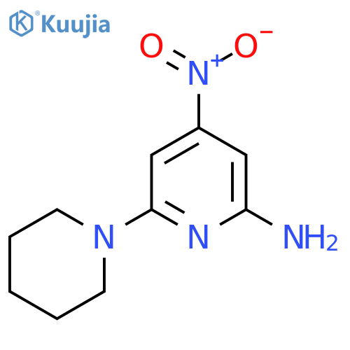4-Nitro-6-(piperidin-1-yl)pyridin-2-amine structure