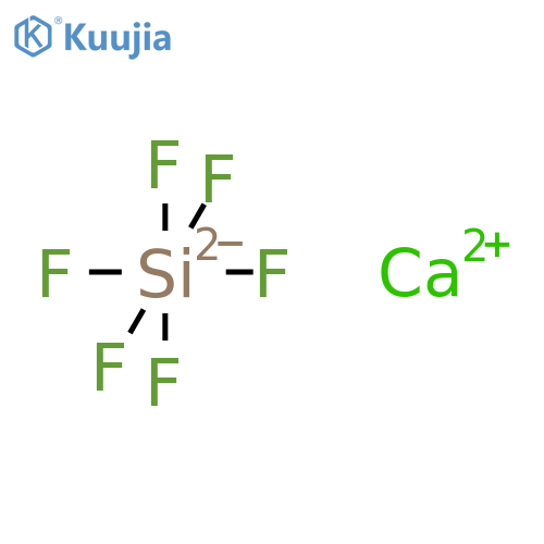 Calcium hexafluorosilicate structure