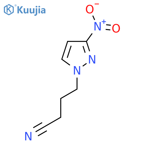 4-(3-Nitro-1H-pyrazol-1-yl)butanenitrile structure