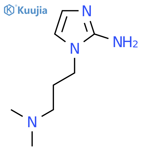 1-3-(dimethylamino)propyl-1H-imidazol-2-amine structure
