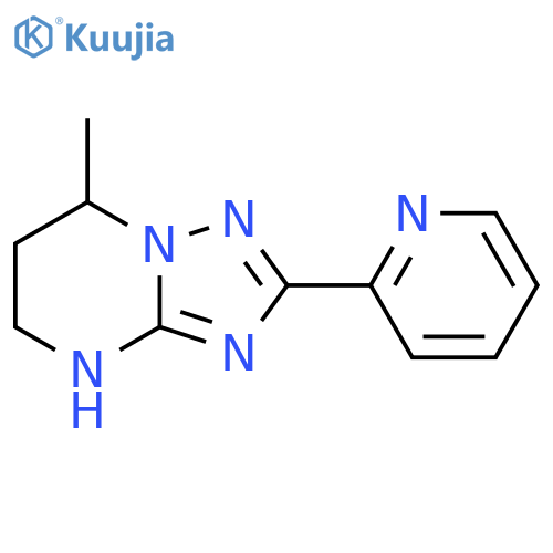 2-{7-methyl-4H,5H,6H,7H-1,2,4triazolo1,5-apyrimidin-2-yl}pyridine structure