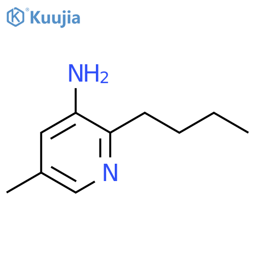 2-Butyl-5-methylpyridin-3-amine structure
