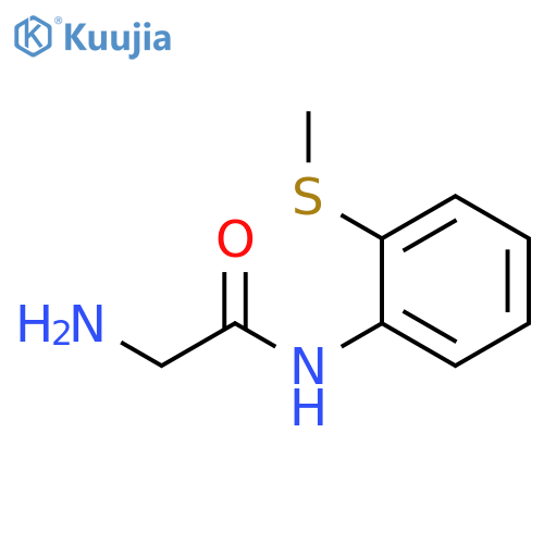 Acetamide, 2-amino-N-[2-(methylthio)phenyl]- structure
