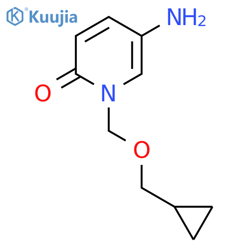 5-amino-1-(cyclopropylmethoxy)methyl-1,2-dihydropyridin-2-one structure