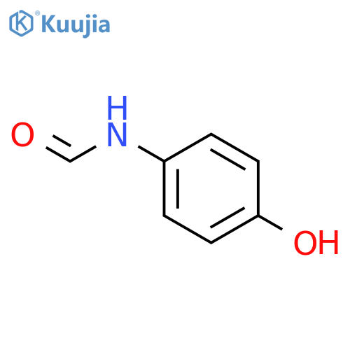 N-(4-hydroxyphenyl)formamide structure
