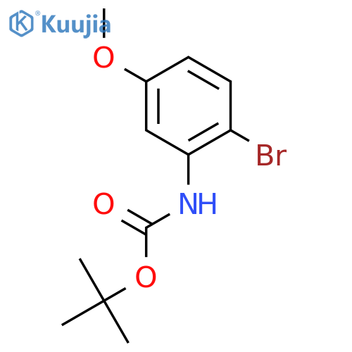 Tert-Butyl (2-bromo-5-methoxyphenyl)carbamate structure