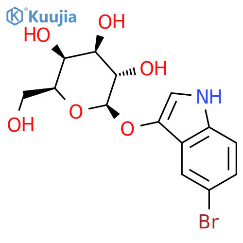 5-Bromo-3-indolyl b-D-glucopyranoside structure