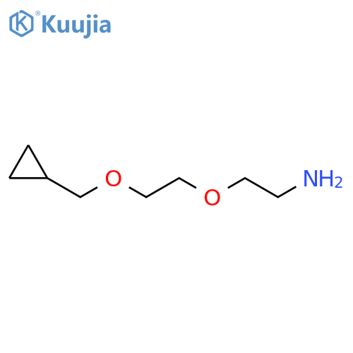 Ethanamine, 2-[2-(cyclopropylmethoxy)ethoxy]- structure
