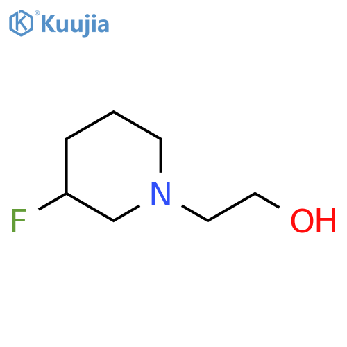 2-(3-fluoropiperidin-1-yl)ethan-1-ol structure