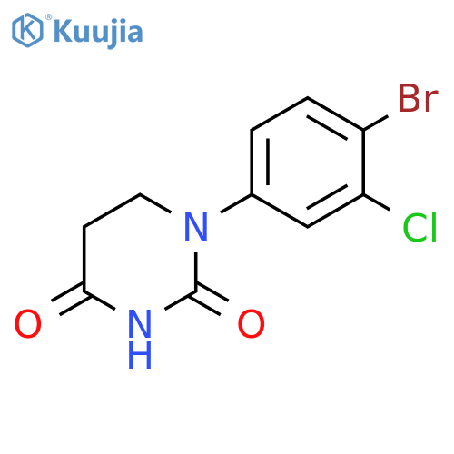 1-(4-Bromo-3-chlorophenyl)dihydropyrimidine-2,4(1H,3H)-dione structure